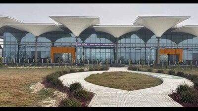 Developed at the Indian Air Force (IAF) base at Halwara in Raikot subdivision, the civil terminal was a long-pending demand of Ludhiana residents. (HT) Developed at the Indian Air Force (IAF) base at Halwara in Raikot subdivision, the civil terminal was a long-pending demand of Ludhiana residents. (HT)