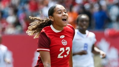 Canada's Olivia Smith became the costliest female footballer of the world (AP) Canada's Olivia Smith became the costliest female footballer of the world (AP)