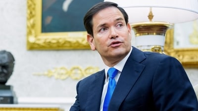 Marco Rubio, US secretary of state, said that this action against the TRF "demonstrates the Trump administration's commitment to protecting our national security interests, countering terrorism. (Bloomberg) Marco Rubio, US secretary of state, said that this action against the TRF "demonstrates the Trump administration's commitment to protecting our national security interests, countering terrorism. (Bloomberg)