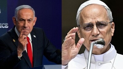 The Vatican said Netanyahu initiated the call on Friday morning, the day after Israeli fire on the Holy Family Church in Gaza City killed three people. (Reuters/ Tiziana Fabi Pool Via AP ) The Vatican said Netanyahu initiated the call on Friday morning, the day after Israeli fire on the Holy Family Church in Gaza City killed three people. (Reuters/ Tiziana Fabi Pool Via AP )