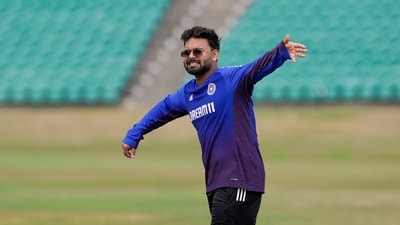 Rishabh Pant injured his hand while doing wicketkeeping in the Lord's Test. (PTI) Rishabh Pant injured his hand while doing wicketkeeping in the Lord's Test. (PTI)