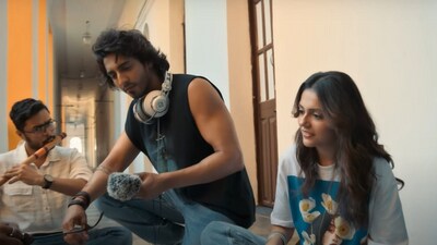 Saiyaara stars newcomers Ahaan Panday and Aneet Padda in the lead roles. Saiyaara stars newcomers Ahaan Panday and Aneet Padda in the lead roles.