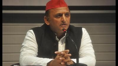 Samajwadi Party chief Akhilesh Yadav. (HT file)
