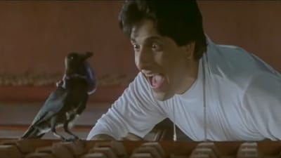 Jhooth Bole Kauwa Kaate featured Shiamak Davar with a crow. The music video was directed by Vinay Sapru and Radhika Rao. Jhooth Bole Kauwa Kaate featured Shiamak Davar with a crow. The music video was directed by Vinay Sapru and Radhika Rao.