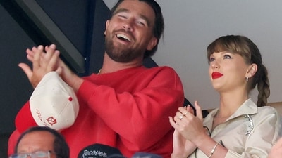Travis Kelce supported Taylor Swift during her father's recent heart surgery. (Getty Images via AFP) Travis Kelce supported Taylor Swift during her father's recent heart surgery. (Getty Images via AFP)