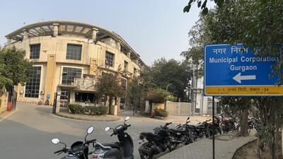 The Municipal Corporation of Gurugram (MCG) has expedited infrastructure work at the site. (Parveen Kumar/Hindustan Times) The Municipal Corporation of Gurugram (MCG) has expedited infrastructure work at the site. (Parveen Kumar/Hindustan Times)