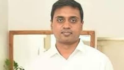 YSRCP MP PV Midhun Reddy. (Photo from X) (HT_PRINT) YSRCP MP PV Midhun Reddy. (Photo from X) (HT_PRINT)