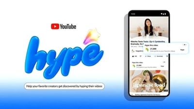 YouTube’s Hype feature helps small creators reach more viewers. (YouTube) YouTube’s Hype feature helps small creators reach more viewers. (YouTube)