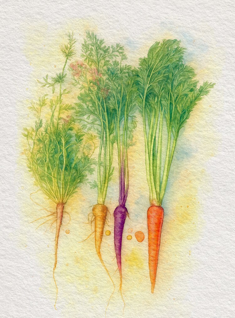The most common wild carrot in Europe was white. The earliest cultivated versions in Central Asia were purple or yellow. (HT photo illustration: Puneet Kumar)