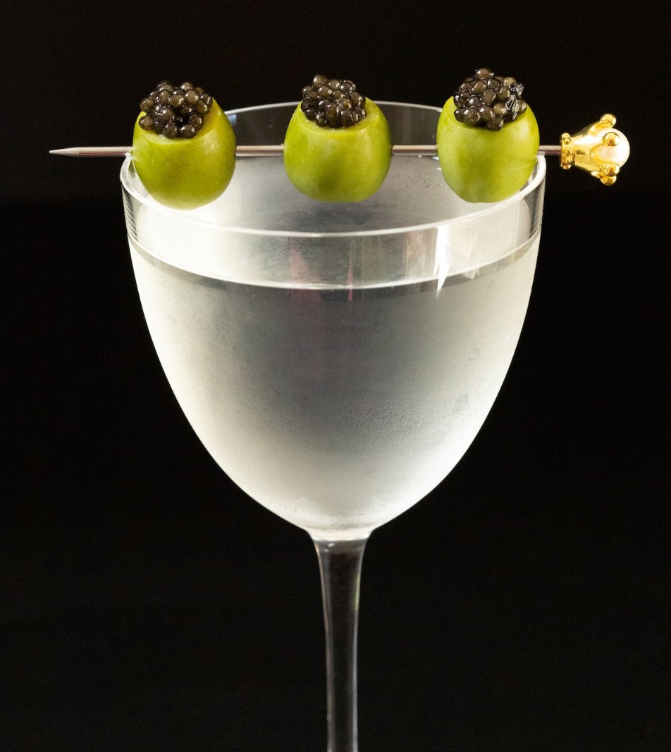 The caviar martini The caviar martini