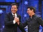 Jimmy Fallon started off in stand-up, then blew up on SNL in his early 20s. Jimmy Fallon started off in stand-up, then blew up on SNL in his early 20s.