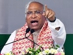 Kharge rejected claims that the Karnataka government was “bankrupt”. Kharge rejected claims that the Karnataka government was “bankrupt”.