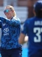 England's Sophie Ecclestone celebrates after taking the wicket of India's Harleen Deol. (Action Images via Reuters) England's Sophie Ecclestone celebrates after taking the wicket of India's Harleen Deol. (Action Images via Reuters)