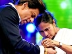 Shah Rukh Khan and Mamata Banerjee have long shared a sweet bond. Shah Rukh Khan and Mamata Banerjee have long shared a sweet bond.