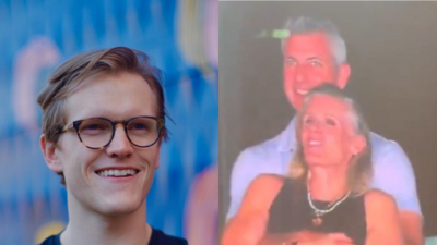 Astronomer has placed CEO Andy Byron on leave following a viral incident on the Coldplay 'kiss cam.' Co-founder Pete DeJoy (L) will act as interim CEO. (Pete DeJoy/Airflow Summit) Astronomer has placed CEO Andy Byron on leave following a viral incident on the Coldplay 'kiss cam.' Co-founder Pete DeJoy (L) will act as interim CEO. (Pete DeJoy/Airflow Summit)