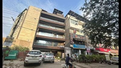 An illegal IVF centre that was running for the last one year at Sushant Lok-1 in Gurugram. (HT PHOTO) An illegal IVF centre that was running for the last one year at Sushant Lok-1 in Gurugram. (HT PHOTO)