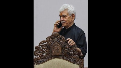 Jammu and Kashmir LG Manoj Sinha. (PTI) Jammu and Kashmir LG Manoj Sinha. (PTI)