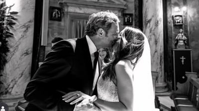 Josh Lucas and Brianna Ruffalo got engaged in 2024. They tied the knot in Vatican City on July 18. (Instagram/@abc7briannaruffalo) Josh Lucas and Brianna Ruffalo got engaged in 2024. They tied the knot in Vatican City on July 18. (Instagram/@abc7briannaruffalo)