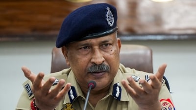 UP DGP Rajeev Krishna says 10 arrested in illegal conversion racket with global terror links. (PTI File) UP DGP Rajeev Krishna says 10 arrested in illegal conversion racket with global terror links. (PTI File)