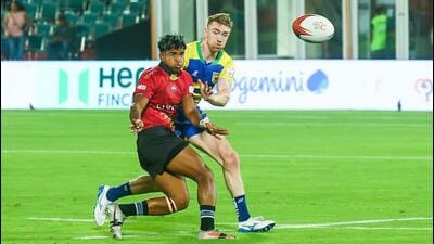 Rajdeep Saha in action during the recent Rugby Premier League. (GMR-RPL) Rajdeep Saha in action during the recent Rugby Premier League. (GMR-RPL)
