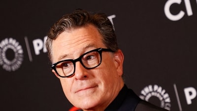 The Late Show with Stephen Colbert will end in May 2026, CBS announced. (AFP) The Late Show with Stephen Colbert will end in May 2026, CBS announced. (AFP)