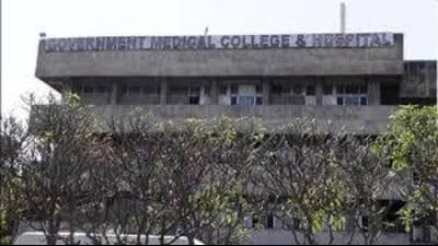 The 1,047-bed GMCH offers 150 MBBS and 157 post graduation seats in a session. (HT File)
