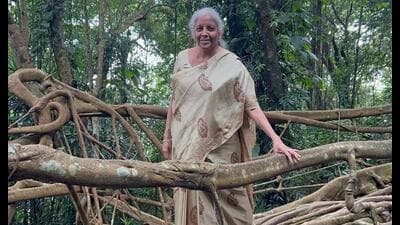 The Khasi principle of "Mei Ranew- Ki Ryngkew ki Basa” (reverence for mother nature) is manifested in Meghalaya’s root bridges, their makers and caretakers — a lesson the world needs to put into practice urgently. The Khasi principle of "Mei Ranew- Ki Ryngkew ki Basa” (reverence for mother nature) is manifested in Meghalaya’s root bridges, their makers and caretakers — a lesson the world needs to put into practice urgently.