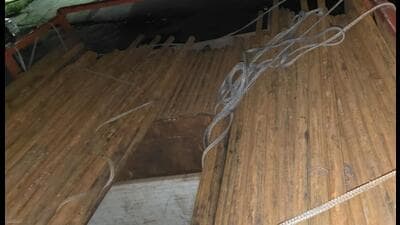 The secret chamber made in a truck to hide foreign liquor which was being supplied from Chandigarh to Bihar via Lucknow. (Sourced) The secret chamber made in a truck to hide foreign liquor which was being supplied from Chandigarh to Bihar via Lucknow. (Sourced)