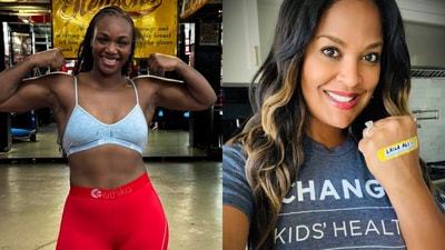 Claressa Shields (L) challenges Laila Ali to a fight, offering $15 million. (Instagram/Claressa Shields/Laila Ali) Claressa Shields (L) challenges Laila Ali to a fight, offering $15 million. (Instagram/Claressa Shields/Laila Ali)