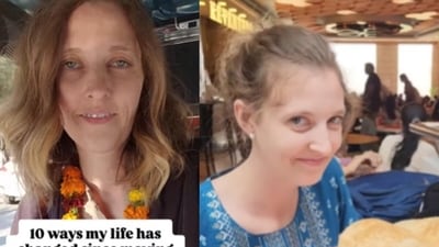 A US woman revealed 10 major life changes after moving to India. (Instagram/kristenfischer3) A US woman revealed 10 major life changes after moving to India. (Instagram/kristenfischer3)