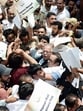 JKPCC chief Tariq Hameed Karra and supporters during a protest in demand of the restoration of statehood, in Srinagar, on Saturday. (ANI) JKPCC chief Tariq Hameed Karra and supporters during a protest in demand of the restoration of statehood, in Srinagar, on Saturday. (ANI)