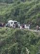 Two of the occupants died on the spot, while a seriously injured girl succumbed to her injuries on the way to the civil hospital in Kotkhai, said officials. (HT Photo)