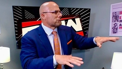 Adam Pearce even went on to say he was grateful to share the news personally before it became public. (Instagram/@scrapdaddyap) Adam Pearce even went on to say he was grateful to share the news personally before it became public. (Instagram/@scrapdaddyap)