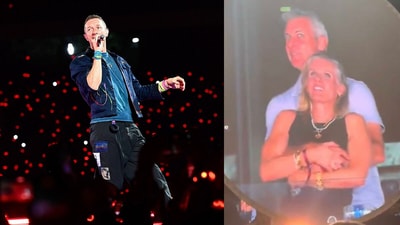 Andy Byron and Kristin Cabot's kiss cam video at Coldplay concert went viral. (AFP and X) Andy Byron and Kristin Cabot's kiss cam video at Coldplay concert went viral. (AFP and X)
