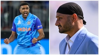 Here's what Ravichandran Ashwin replied when Harbhajan Singh asked him “Do you think I'm jealous of you?” (AP-ANI) Here's what Ravichandran Ashwin replied when Harbhajan Singh asked him “Do you think I'm jealous of you?” (AP-ANI)