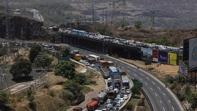 File photo of Khandala ghat on Mumbai - Pune expressway (HT Archives) (Hindustan Times)