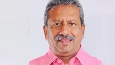 KR Puram MLA Byrathi Basavaraj. KR Puram MLA Byrathi Basavaraj.