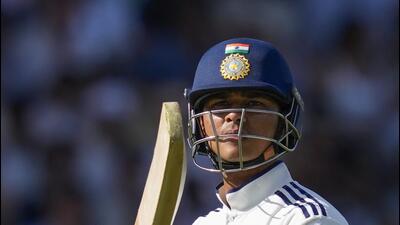 India's batter Yashasvi Jaiswal during the fourth day of the third Test match between at the Lord's Cricket Ground, in London. (PTI) India's batter Yashasvi Jaiswal during the fourth day of the third Test match between at the Lord's Cricket Ground, in London. (PTI)