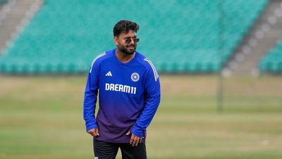 Beckenham: India's vice captain Rishabh Pant during a training session ahead of the fourth Test cricket match between India and England (PTI) Beckenham: India's vice captain Rishabh Pant during a training session ahead of the fourth Test cricket match between India and England (PTI)