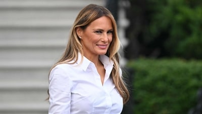 Melania Trump hardly ever speaks in public and has only been spotted a few times during Donald Trump's second administration. (AFP) Melania Trump hardly ever speaks in public and has only been spotted a few times during Donald Trump's second administration. (AFP)