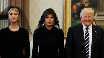 Ivanka Trump, first lady Melania Trump, and President Donald Trump pictured. (AP Photo/Evan Vucci, File) Ivanka Trump, first lady Melania Trump, and President Donald Trump pictured. (AP Photo/Evan Vucci, File)