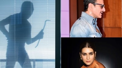Actors Saif Ali Khan and Kriti Sanon's respective houses have been targeted by intruders this year. Actors Saif Ali Khan and Kriti Sanon's respective houses have been targeted by intruders this year.