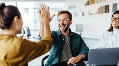 All the work hustle is taken with laughs and cheers, but deep down this positivity takes a toll on mental health. (Shutterstock) All the work hustle is taken with laughs and cheers, but deep down this positivity takes a toll on mental health. (Shutterstock)
