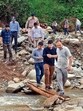 An inter-ministerial central team visits the affected areas in Mandi district on Sunday. (Birbal Sharma/HT Photo) An inter-ministerial central team visits the affected areas in Mandi district on Sunday. (Birbal Sharma/HT Photo)