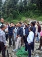 An inter-ministerial team visiting Himachal Pradesh’s rain and flood-hit Mandi. (HT PHOTO) An inter-ministerial team visiting Himachal Pradesh’s rain and flood-hit Mandi. (HT PHOTO)