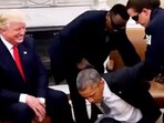The video posted by Donald Trump shows the Federal Bureau of Investigation (FBI) arresting former President Barack Obama in the White House. The video posted by Donald Trump shows the Federal Bureau of Investigation (FBI) arresting former President Barack Obama in the White House.