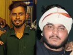 The victim, 22-year-old Vipin alias Vicky (left), was killed by Anas Khan. (right) The victim, 22-year-old Vipin alias Vicky (left), was killed by Anas Khan. (right)