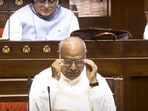 Congress President and LoP in the Rajya Sabha Mallikarjun Kharge attends proceedings during the first day of the Monsoon session of Parliament, in New Delhi, Monday, July 21, 2025.