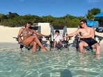 Malti took a vacation with mom Priyanka Chopra and dad Nick Jonas recently. Malti took a vacation with mom Priyanka Chopra and dad Nick Jonas recently.
