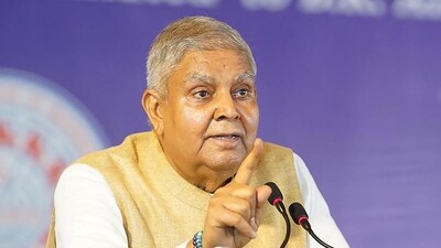Dhankhar took over the post on August 11, 2022. (HT Photo)